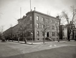 Washington, D.C., circa 1920. "Shrine Temple, Third and E streets N.W." National Photo Company Collection glass negative, Library of Congress. View full size.