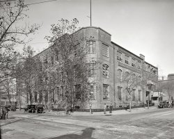 Washington, D.C., circa 1924. "Judd & Detweiler, Florida Avenue and Eckington Place N.E." Even as you read this, there is an excellent chance that within your household are one or more things that came from this building. What might they be? National Photo Company Collection glass negative. View full size.