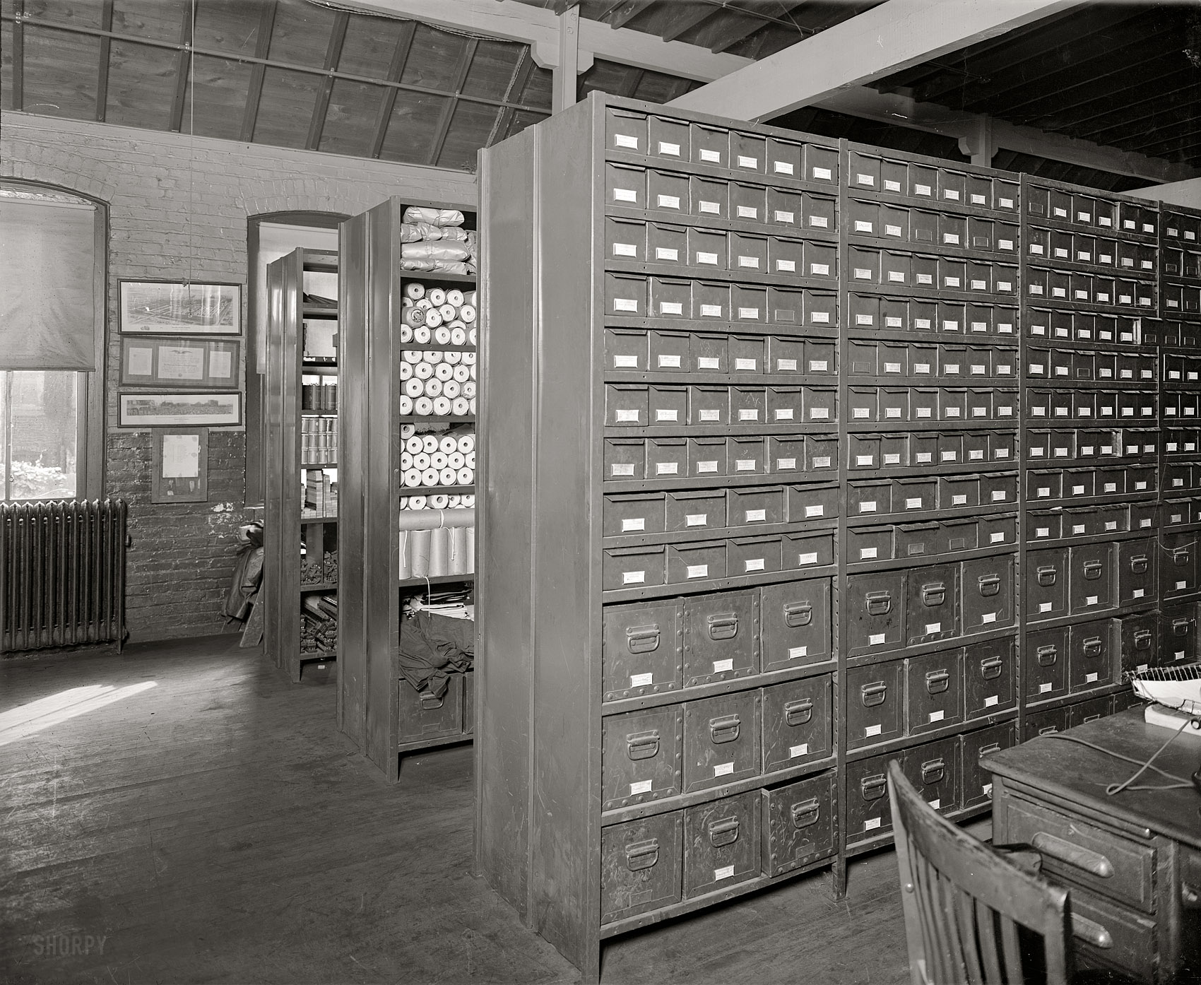 Another look at the operations of the Chesapeake & Potomac Telephone Co. in Washington circa 1925. National Photo Co. glass negative. View full size.