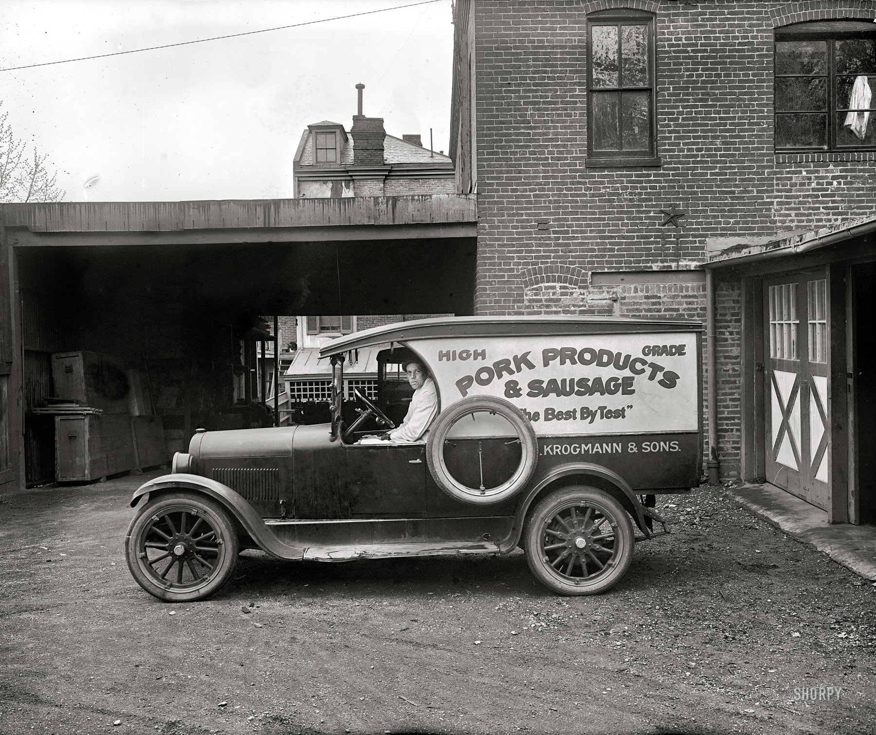 Washington, D.C. "Semmes Motor Co. -- Krogmann & Sons truck, 1926." National Photo Company Collection glass negative. View full size.