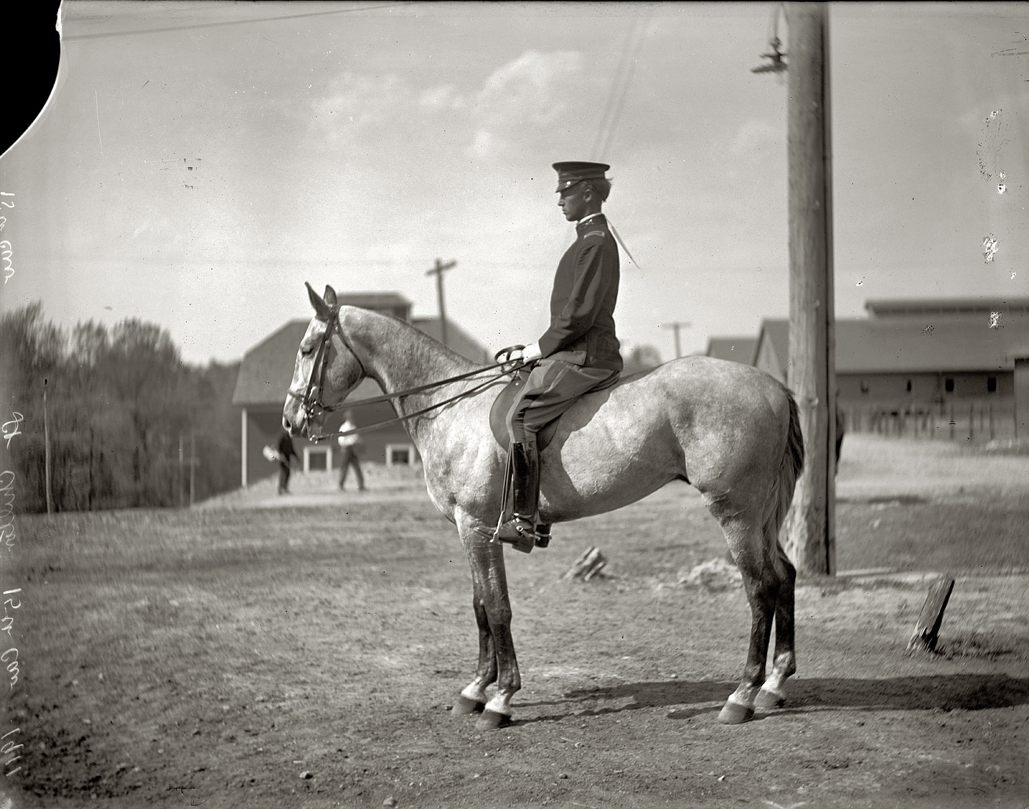 1911. "Lt. Alexander W. Chilton, 15th Cavalry." In or around Washington. National Photo Company glass negative. Library of Congress. View full size.