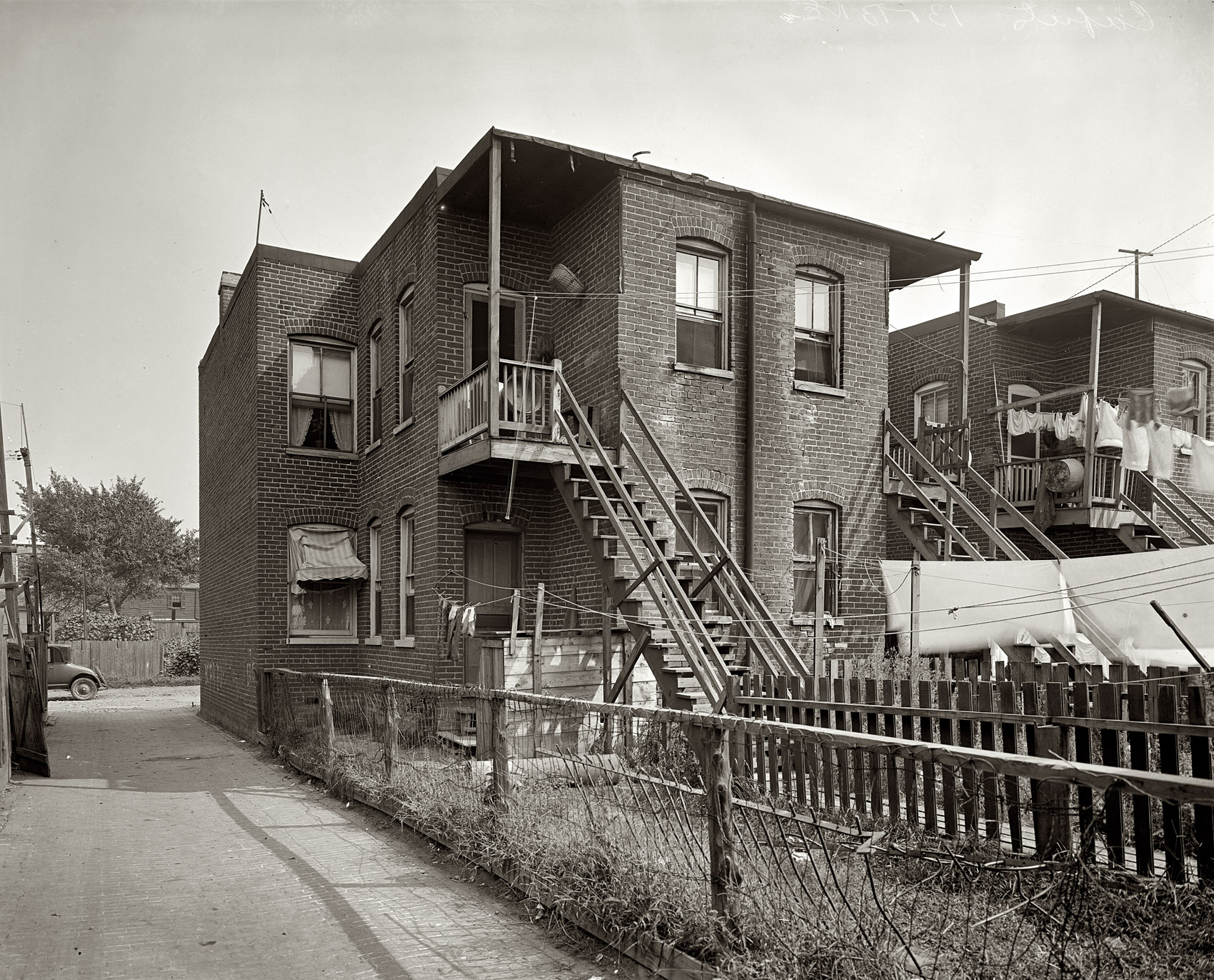 Washington, D.C., circa 1922. "Cafritz, 13th & B Streets N.E." Probably taken for Morris Cafritz's real estate development company. View full size.