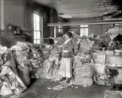Washington, D.C., circa 1918. "Red Cross salvage and paper drive." Anyone have a match? National Photo Company Collection glass negative. View full size.