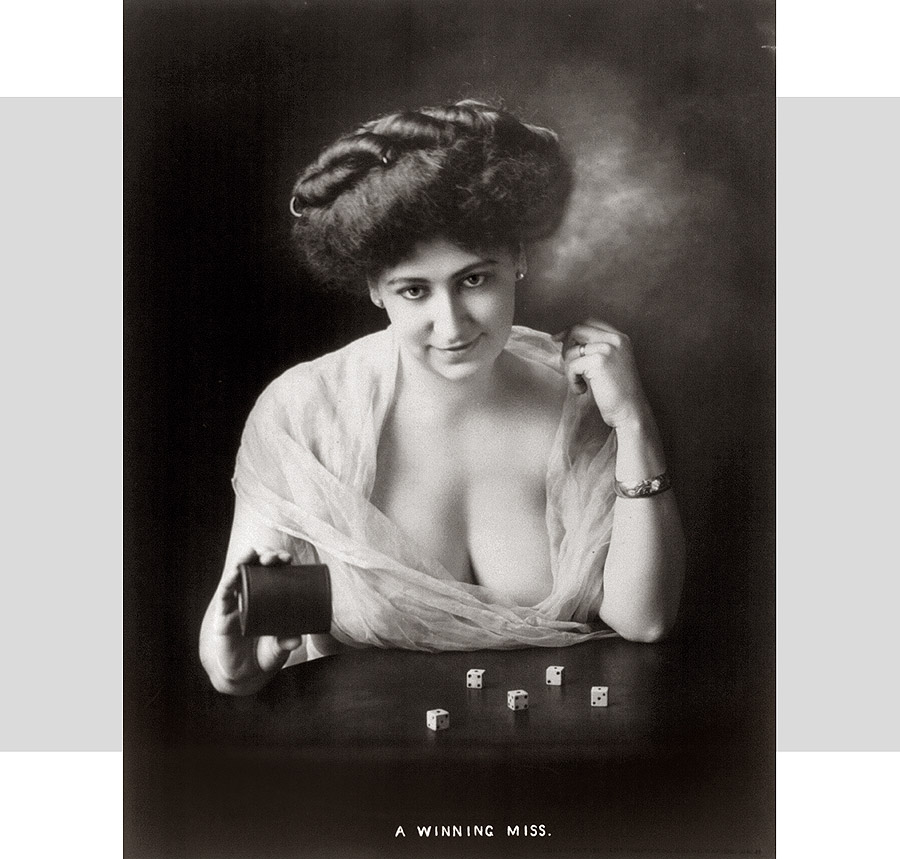 "A Winning Miss" in 1911. Art Photo Co., Grand Rapids, Mich. View full size.