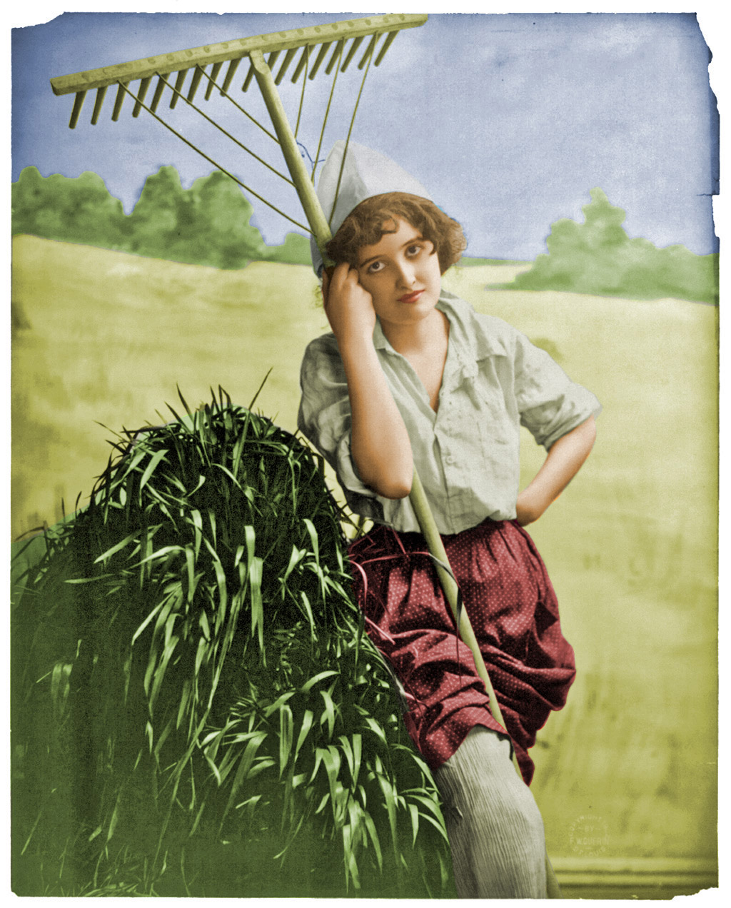 This is a colorized version of Rakish: c. 1902 . View full size.