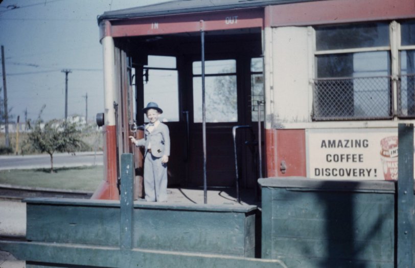 Taken about 1952 in Chicago. My father was 4 years old. View full size.
