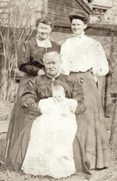 Four generations of Kucks/Meyer. This was taken either in Jersey City or Hoboken, New Jersey. View full size