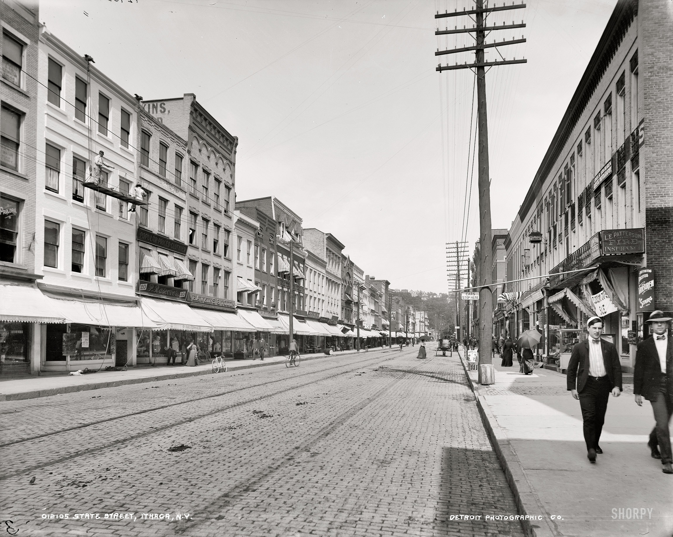 State Street in Ithaca, N.Y., circa 1901. Detroit Publishing Co. View full size.