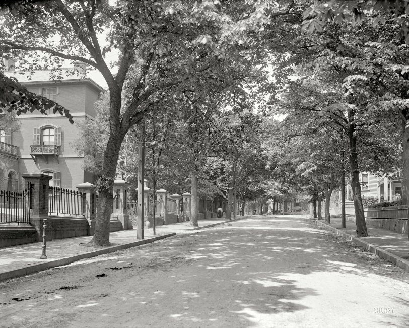 Circa 1906. "Prospect Street. Providence, Rhode Island." 8x10 inch dry plate glass negative, Detroit Publishing Company. View full size.
