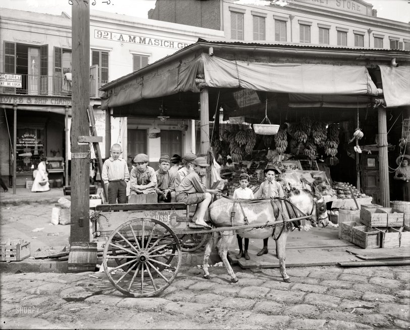 French Market: 1910