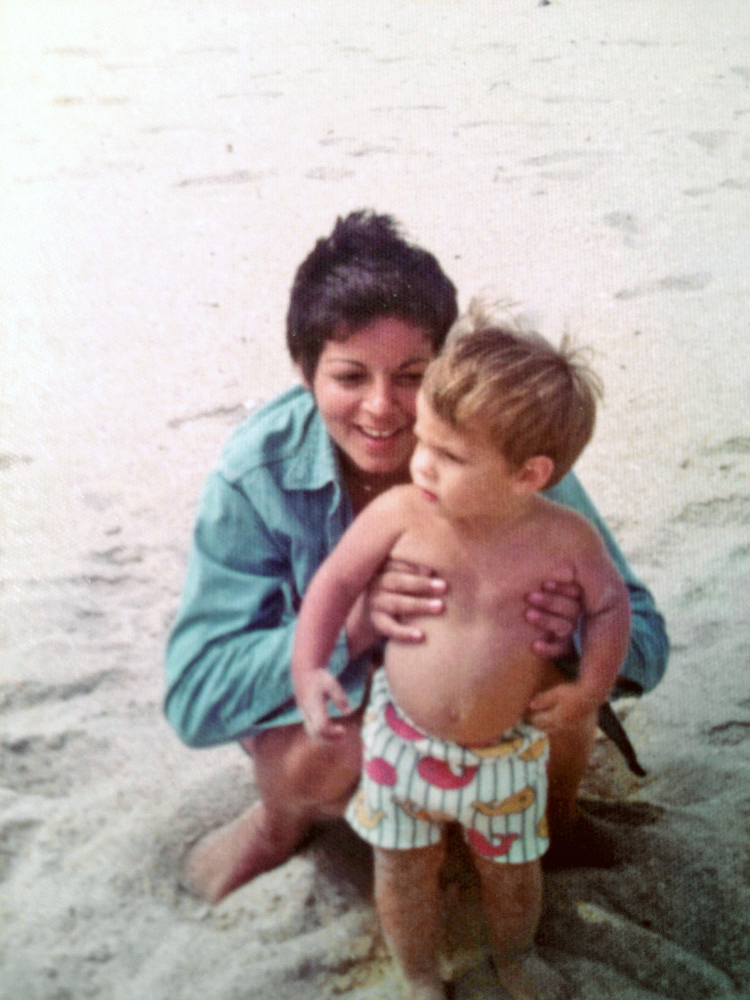 Ocean City, NJ, summer 1976. Everyone should have a picture of themselves with their mom that's this awesome.
