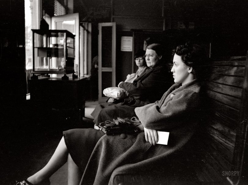 Photo of: Three Women: 1940 -- Iowa, 1940. 