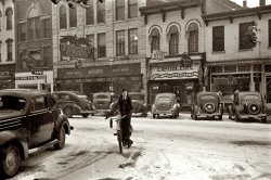 Iowa City in the Snow: 1940