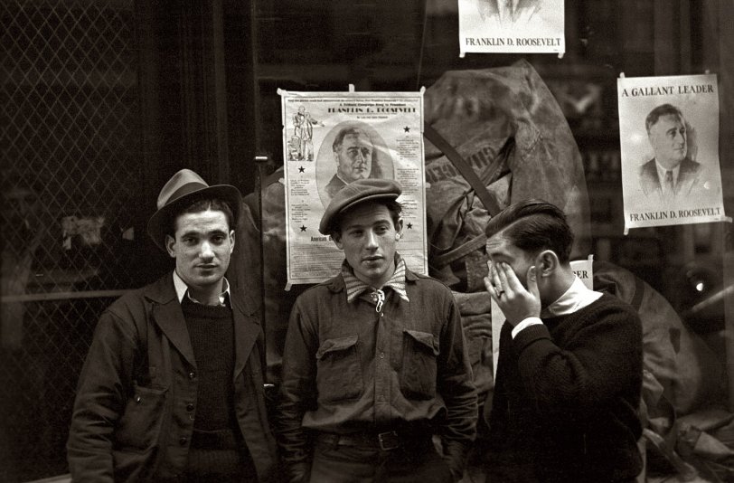 Photo of: Seventh Avenue: 1936 -- New York, November 1936. 