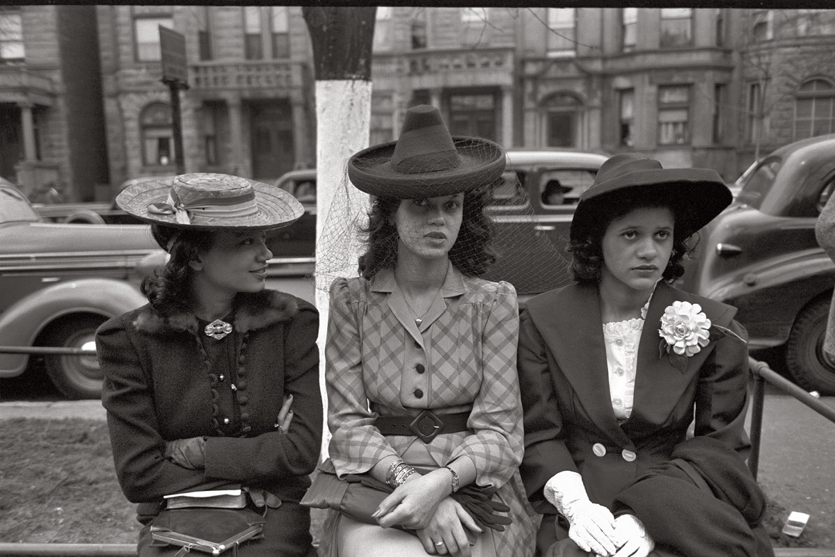 Easter Sunday, April 1941. Waiting for the processional at an Episcopal church in South Side Chicago.  View full size. Photograph by Russell Lee.
