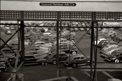 July 1941. Chicago parking lot. View full size. 35mm negative by John Vachon.