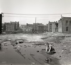 March 1936. "Children's playground, St. Louis." Medium-format nitrate negative by Arthur Rothstein for the Farm Security Administration. View full size.