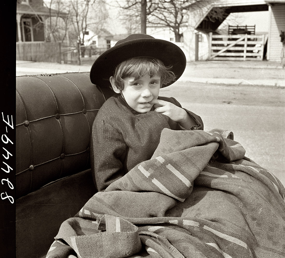 March 1942. "Mennonite boy. Lancaster, Pennsylvania." View full size. Medium format nitrate negative by John Collier for the Farm Security Administration.