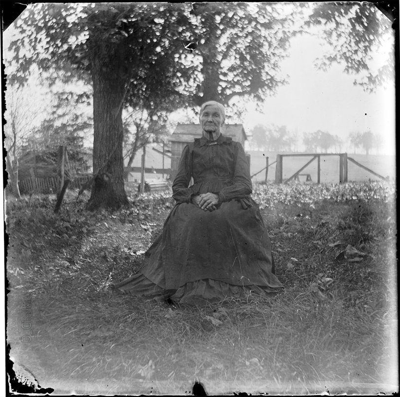 Scanned from the original 3.5 x 3.5 inch glass negative. View full size.
