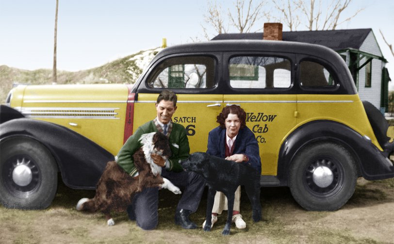 Scanned from a print dated March 23, 1937. Colorized! View full size.
