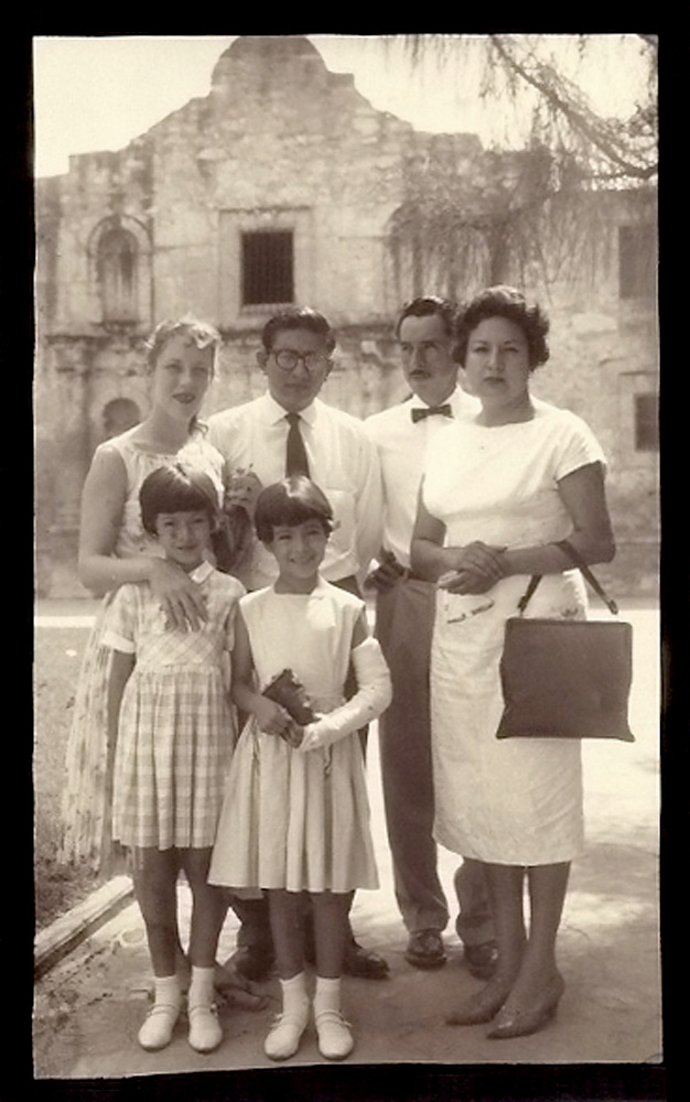 San Antonio, Texas, 1960. My mother and father are on the far left. The other couple are my aunt and uncle. I discovered this picture in 2005 after my mom passed away.
