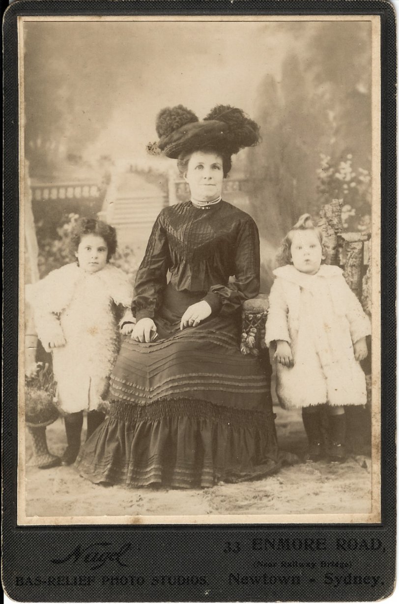 My Great Grand Mother with my Grand Mother and uncle George. View full size.
