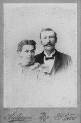 This photograph from the Ruba Bement family album was made at the Anderson Studio in Kearney, Buffalo County, Nebraska was probably made somewhere between the late 1870s and early 1890s. View full size.
(ShorpyBlog, Member Gallery)