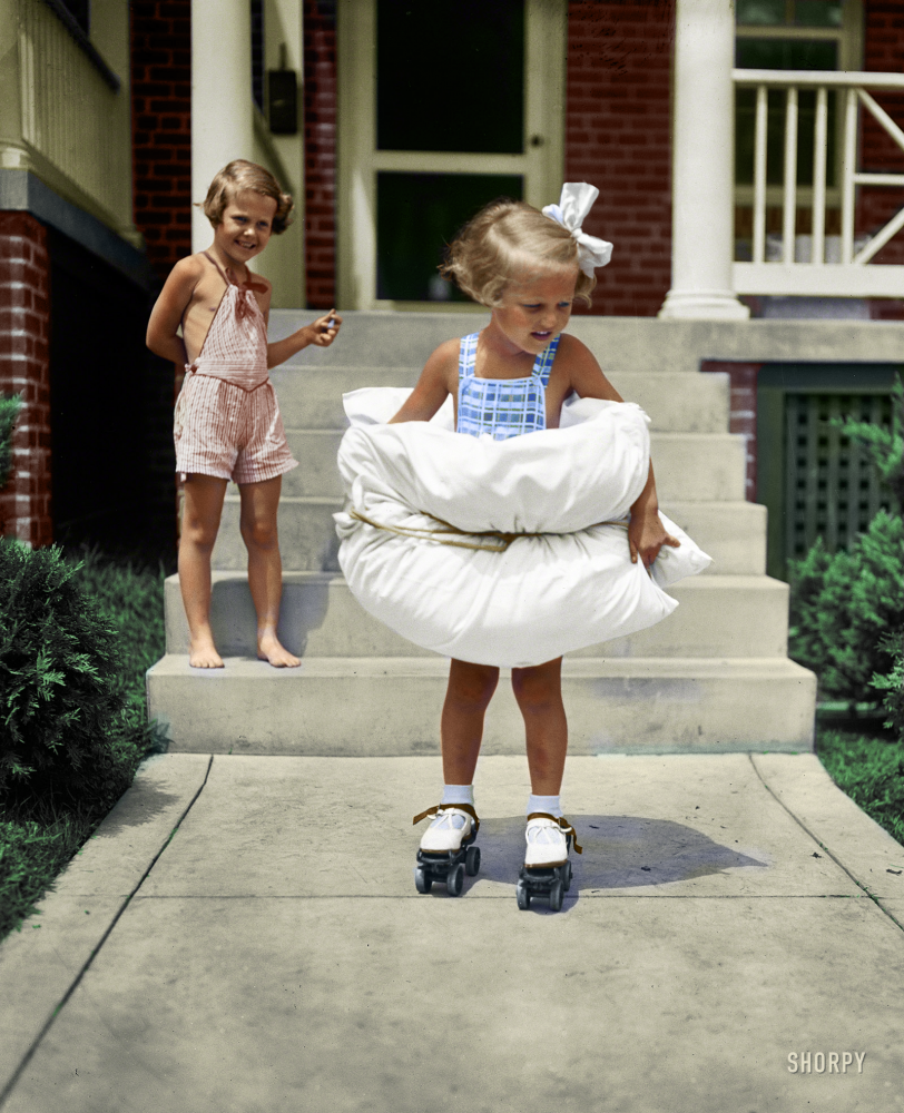 Couldn't resist! Colorized from this Shorpy original. View full size.
