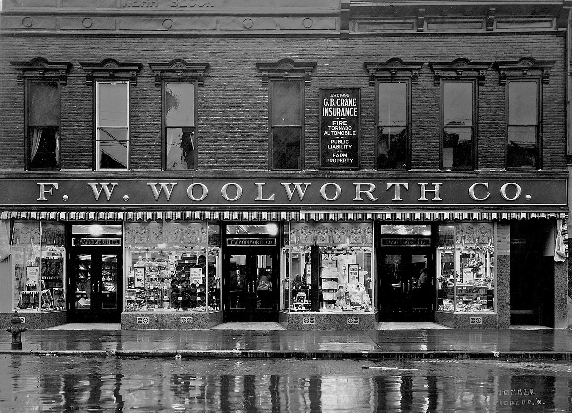 My uncle managed a series of Woolworth stores during the 1920's and 30's.  He would have professional pictures taken of his store displays.  This is his store in Findlay Ohio, sometime in the late 1920's. View full size.