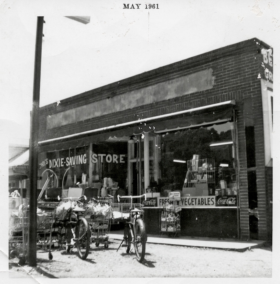 One of my found photos. Written on the back:  "Uncle Benton's Store." View full size.