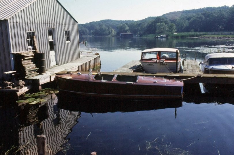 I took this in Clayton, New York in 1974. It was about 40 years old at the time. I guess the fresh water of the St. Lawrence River preserved it!Kodakchrome 35mm slide View full size.
