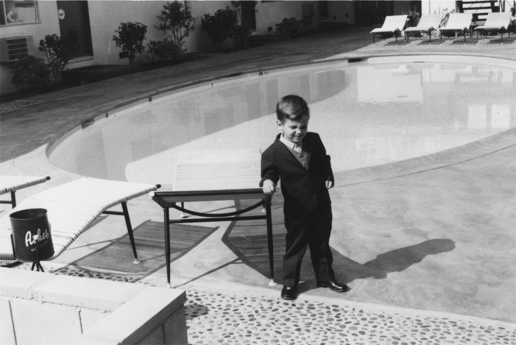 This is my father in 1965. I think he's dressed up for a wedding. Scanned from a print. View full size.