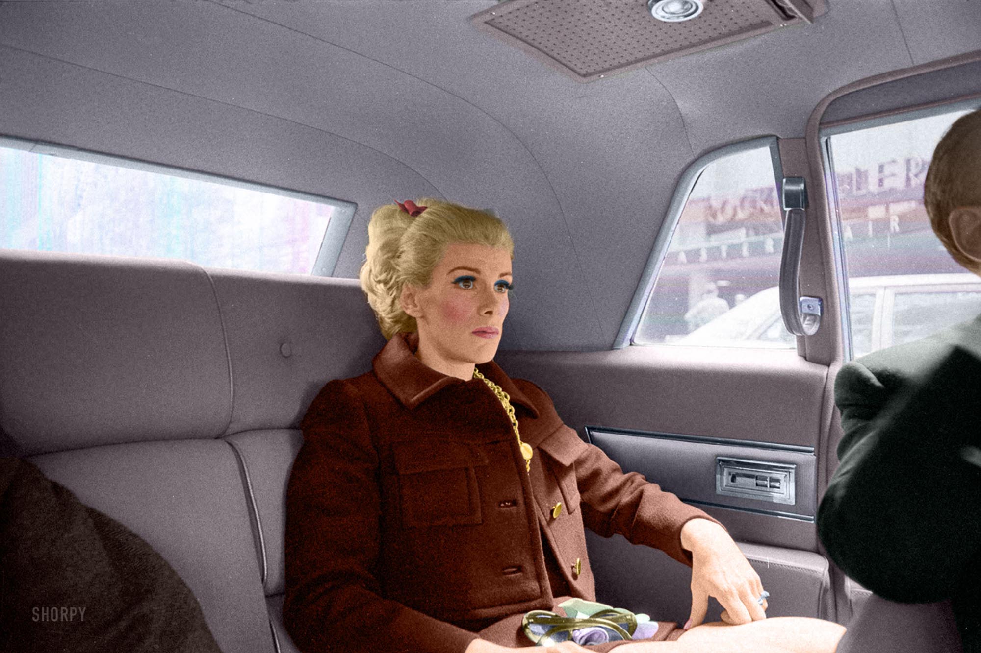 My colorized version of comedian Joan Rivers in this Shorpy photograph.