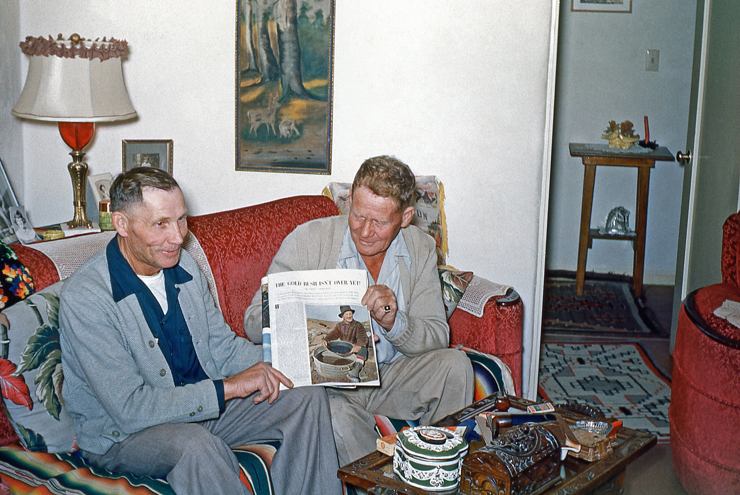 Found this in a small collection of red-bordered Kodachrome slides from a local antique store. No date, no location, but I found a reference to an article with the same title from The Saturday Evening Post of January 16, 1954. Have at it, Shorpy sleuths! View full size.