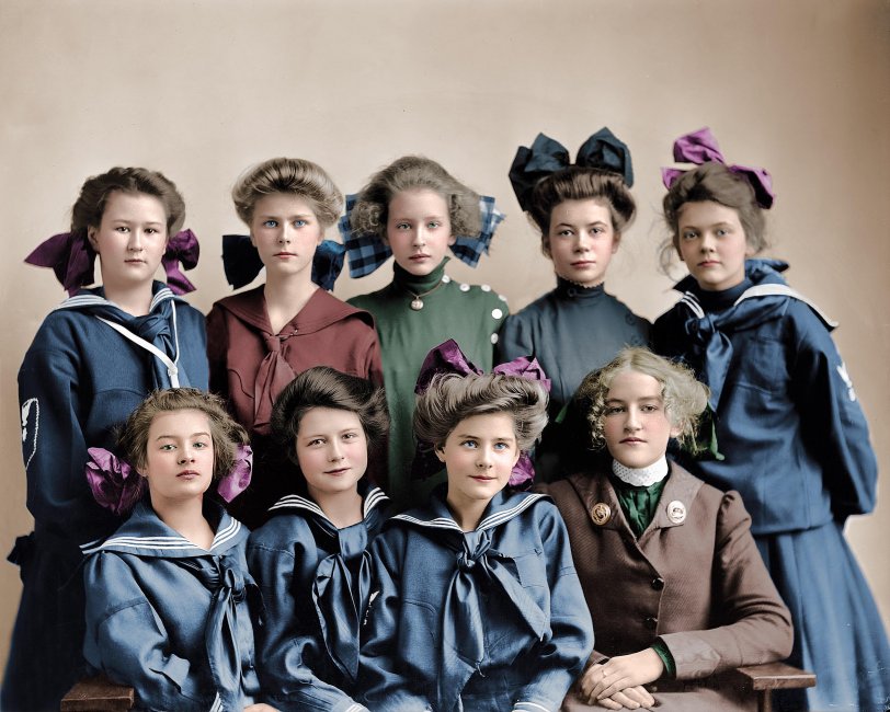 This is my colorized version of this Shorpy photo. View full size.
