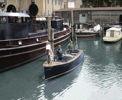 Harbor Police Boat, July 1926 (colorized). View full size.
Great!Thanks for sharing your work.  You are very good at it.
(Member Gallery, Colorized Photos)