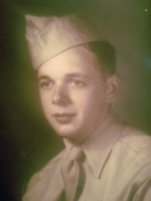 My Dad, Gordon Hamilton Clevenger. I'm not sure where the photo was taken, but he was born and raised in Mokena, Illinois in 1923. He served a tour in the Army before joining the Air Force and serving in the Korean Conflict (looked like a war to him) and retiring as a Master Sergeant in 1965. He passed away in Columbus, Ohio, in 2002.

