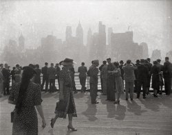 Aboard the Queen Mary, August 7, 1939. This was the day my father arrived in New York from Bombay, headed to MIT.
(ShorpyBlog, Member Gallery)