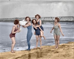 "Icecapade, 1924" (Colorized) from Shorpy's files. View full size.