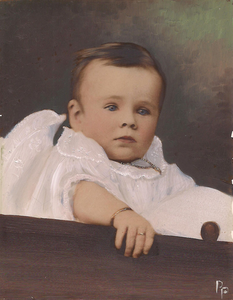 My Great Uncle Jack Keavy, Minneapolis gangster, as a baby. Was a partner with Tommy Banks in the Irish mob Minneapolis. View full size.