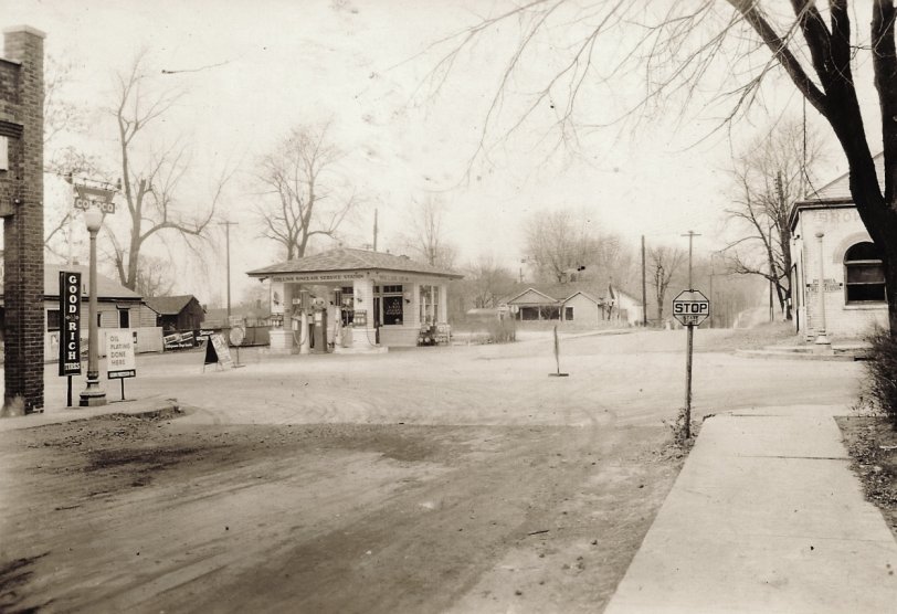 Located at the corner of Franklin and Main in White Hall, Illinois. D. Collins, proprietor. View full size.
