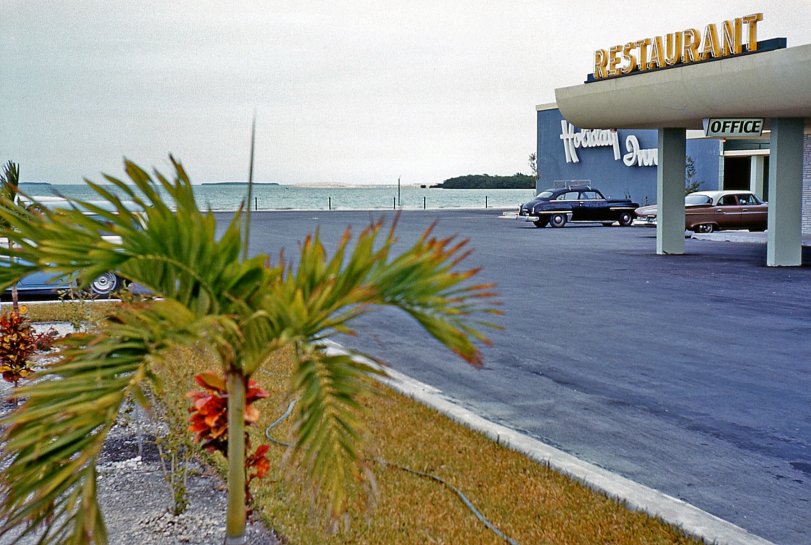 Another evocative Kodachrome taken by my dad around Christmas 1960 at the Key West Holiday Inn in Florida. View full size.
