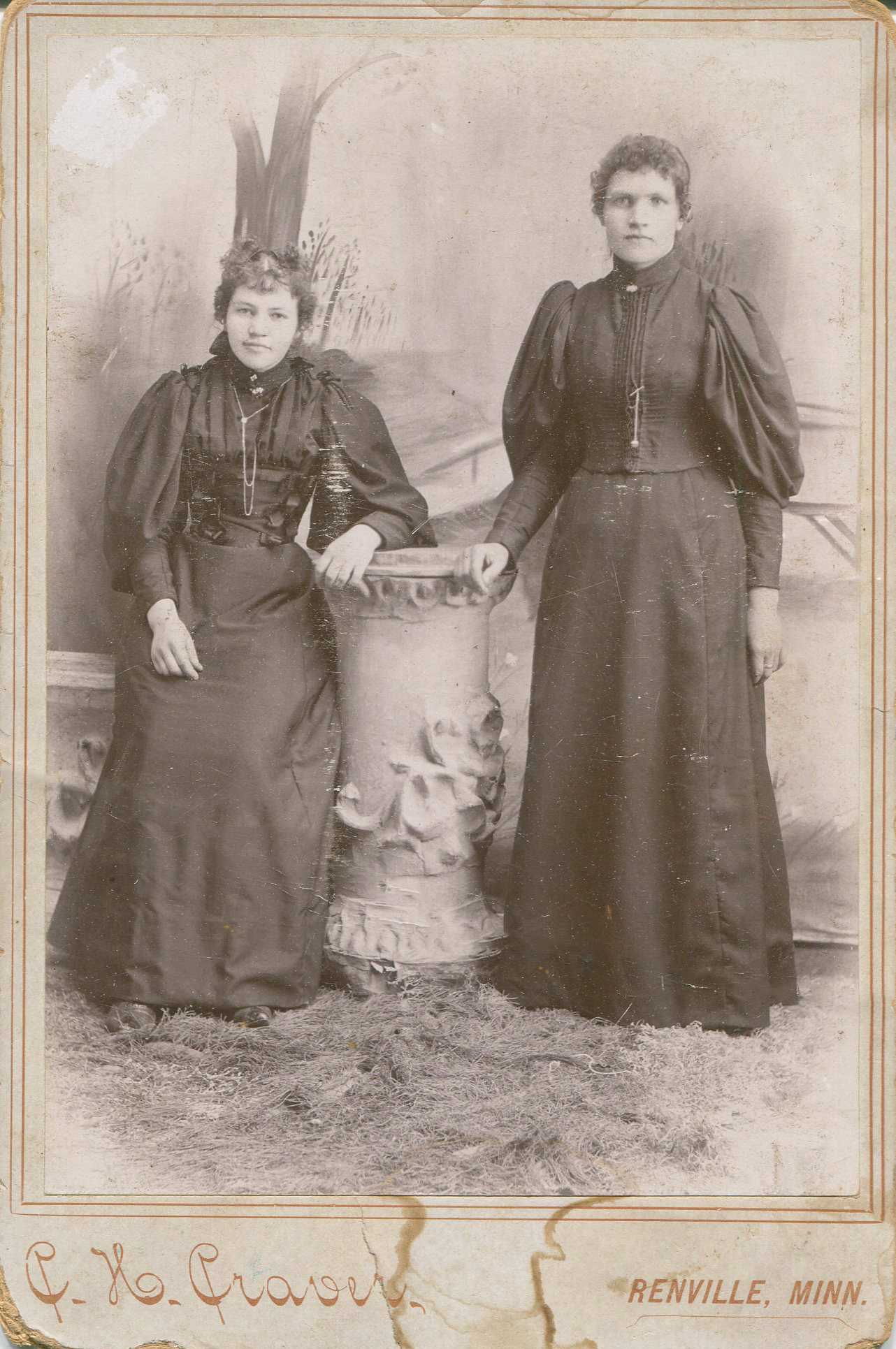 Farm wives Renville County, Minnesota, early 1900s.

[Relations of yours? -tterrace]