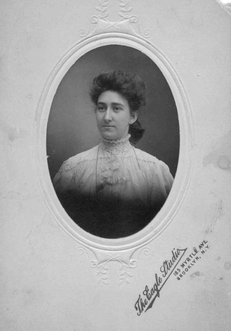 My mother's aunt, Mary Langdon MacIntosh. Photo taken in Brooklyn, NY, in the early 1900s to 1910s. View full size.

