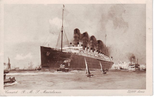 My grandfather came to America aboard this beautiful ship in 1913 through Ellis Island.