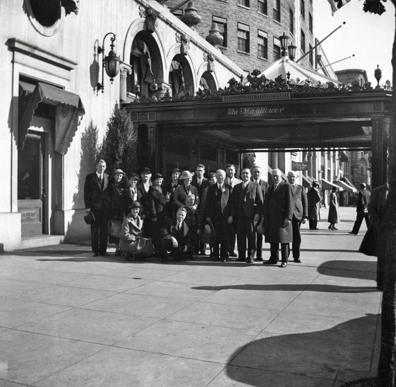 Big group at the Mayflower Hotel in Washington DC. From my negatives collection. View full size.
