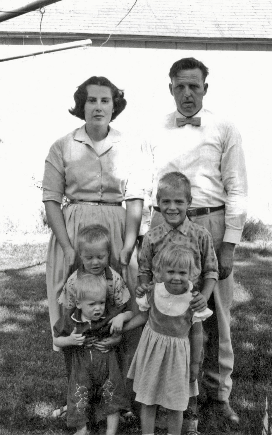 What would happen if you had zombies for parents? I think this portrait of mother, father, and the four kids, taken in the mid 1960's, tells it all. From a batch of pictures I found in a Simi Valley, California antique store. View full size.