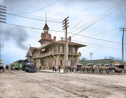 Colorized from this Shorpy original. View full size.