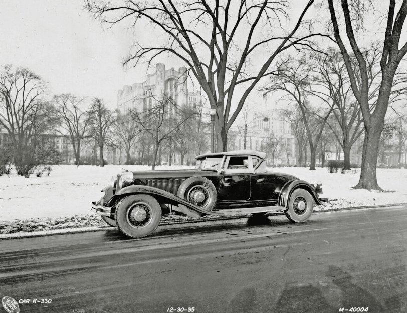 Photograph taken by The Detroit Edison Company, number CAR K-330, M-40004, on December 30, 1935. View full size.
