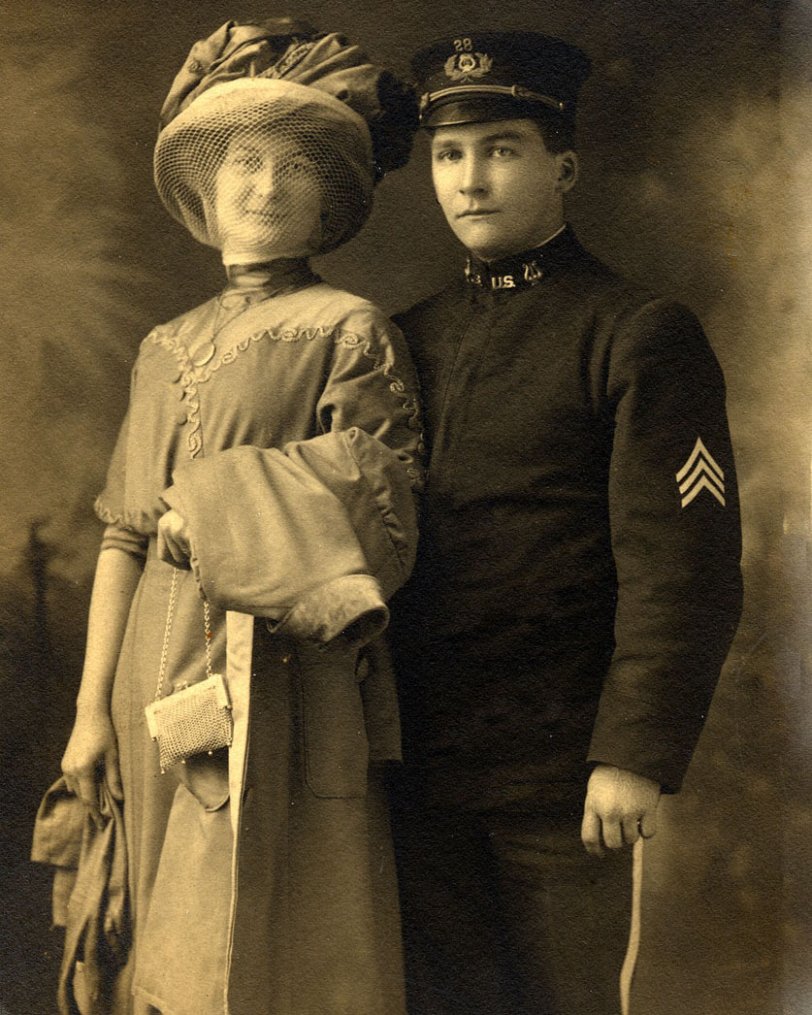 Ethel Elvira Frances Wedmark Price and Burt Price circa 1910